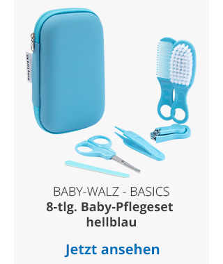 baby-walz - BASICS  8-tlg. Baby-Pflegeset hellblau