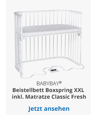 babybay®  - Beistellbett Boxspring XXL inkl. Matratze Classic Fresh