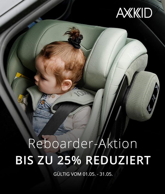 Axkid - Reboarder-Aktion bis zu 25% reduziert - gültig vom 01.05. - 31.05.