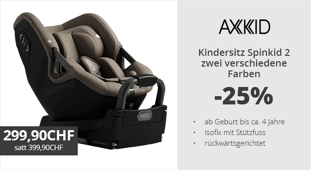 Axkid - Kindersitz Spinkid 2 - drei verschiedene Farben  -25%