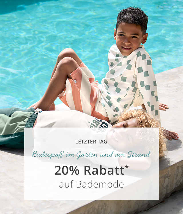 Nur bis 19.05. - Badespaß im Garten & am Strand - 20% Rabatt* auf Bademode