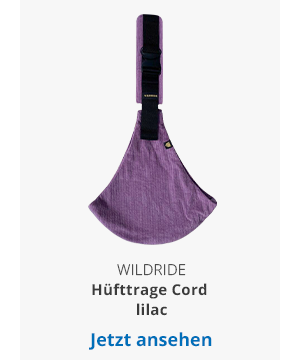 WILDRIDE Hüfttrage Cord lilac