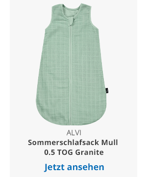 Alvi Sommerschlafsack Mull 0.5 TOG Granite