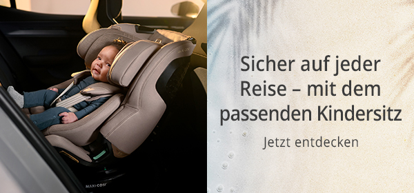 Sicher auf jeder Reise – mit dem passenden Kindersitz