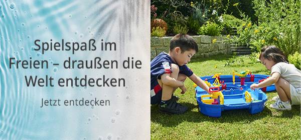 Spielspaß im Freien – draußen die Welt entdecken