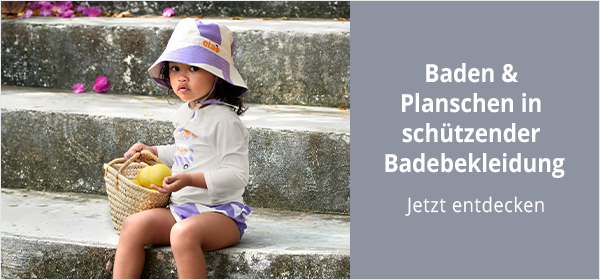 Baden & Planschen in schützender Badebekleidung