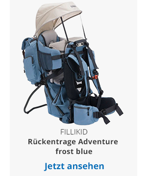 Fillikid  Rückentrage Adventure frost blue