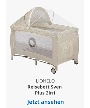 Lionelo Reisebett Sven Plus 2in1