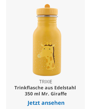 trixie  Trinkflasche aus Edelstahl 350 ml Mr. Giraffe