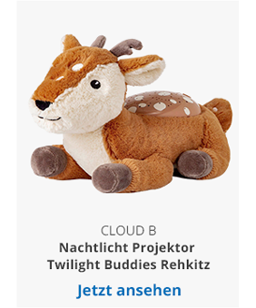 Cloud B  Nachtlicht Projektor Twilight Buddies Rehkitz