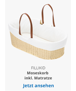 Fillikid Moseskorb inkl. Matratze