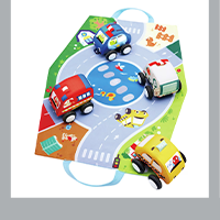 Hape Plüschauto-Set mit Rückziehmotor