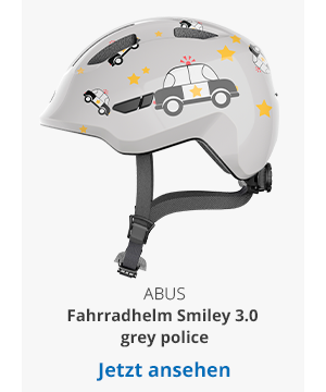 ABUS  Fahrradhelm Smiley 3.0 grey police