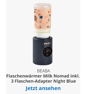 Beaba Flaschenwärmer Milk Nomad inkl. 3 Flaschen-Adapter Night Blue