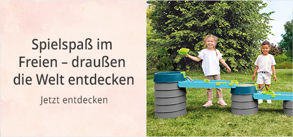 Spielspaß im Freien – draußen die Welt entdecken