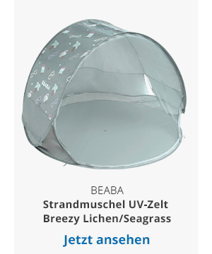 Beaba Strandmuschel UV-Zelt Breezy Lichen/Seagrass