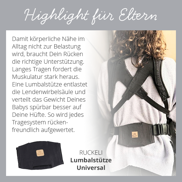 Highlight für Eltern - Ruckeli - Lumbalstütze Universal 