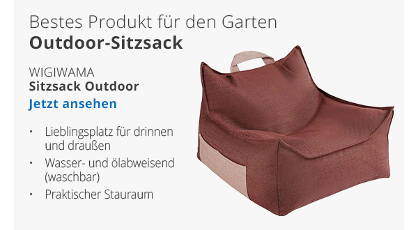Bestes Produkt für den Garten - Outdoor-Sitzsack  WIGIWAMA 