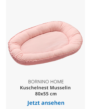 BORNINO HOME  Kuschelnest Musselin 80x55 cm