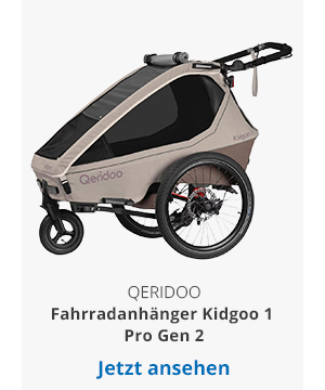 Qeridoo  Fahrradanhänger Kidgoo 1 Pro Gen 2