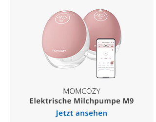 Momcozy Elektrische Milchpumpe M9, tragbar Doppelmilchpumpe