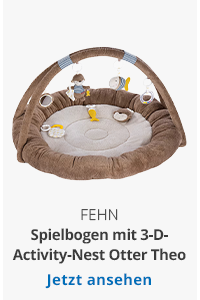 Fehn - Spielbogen mit 3-D-Activity-Nest Otter Theo