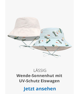 Lässig Wende-Sonnenhut mit UV-Schutz Eiswagen 