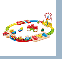 Hape Eisenbahnset Regenbogen-Puzzle