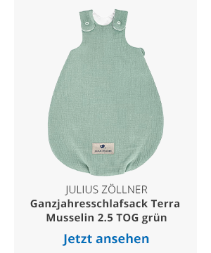 Ganzjahresschlafsack Terra Musselin 2.5 TOG zimt
