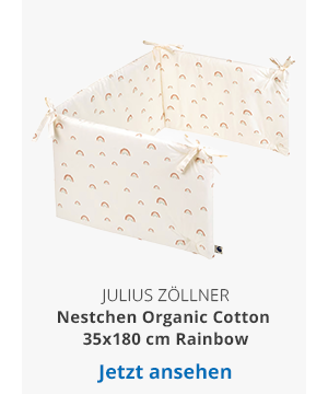 Nestchen Organic Cotton 35x180 cm Rainbow