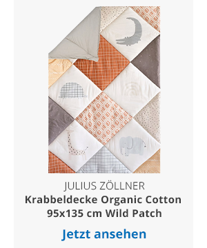 Krabbeldecke Organic Cotton 95x135 cm Wild Patch