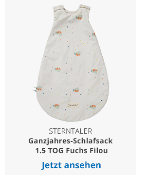 Sterntaler - Ganzjahres-Schlafsack 1.5 TOG Fuchs Filou