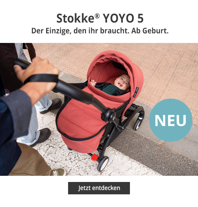 Stokke® YOYO 5 - NEU - Der Einzige, den ihr braucht. Ab Geburt. - Jetzt entdecken!