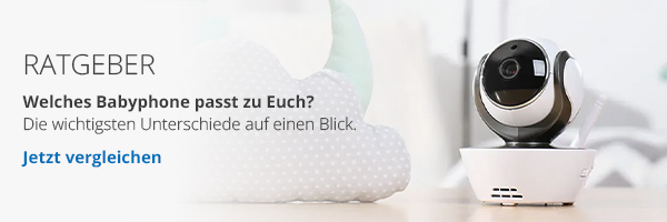 Ratgeber - Welches Babyphone passt zu Euch? - Die wichtigsten Unterschiede auf einen Blick.  - Jetzt vergleichen →