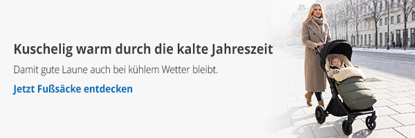 Kuschelig warm durch die kalte Jahreszeit - Jetzt Fußsäcke entdecken!