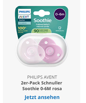 2er-Pack Schnuller Soothie 0-6M rosa