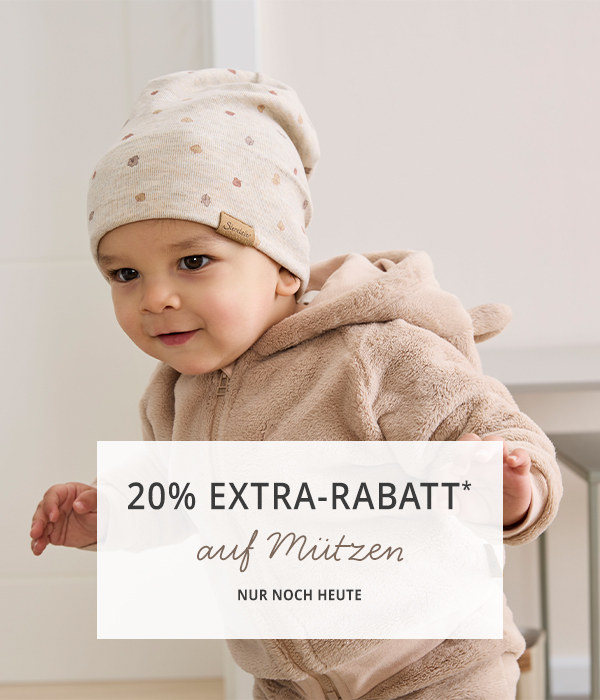NUR BIS MORGEN  - 20% Extra-Rabatt* auf Mützen & Accessoires