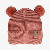 Winter-Strickmütze mit Bommel