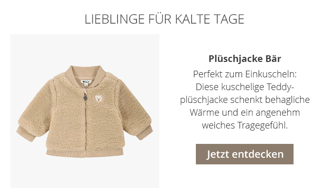 Lieblinge für kalte Tage - Plüschjacke Bär - Jetzt entdecken!