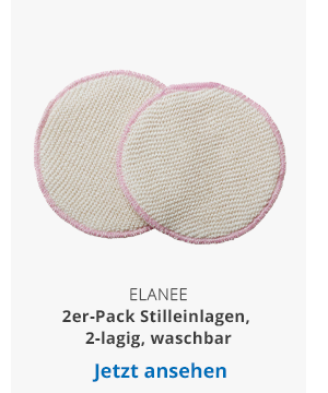 Elanee  2er-Pack Stilleinlagen aus Merinowolle und Seide, 2-lagig, waschbar
