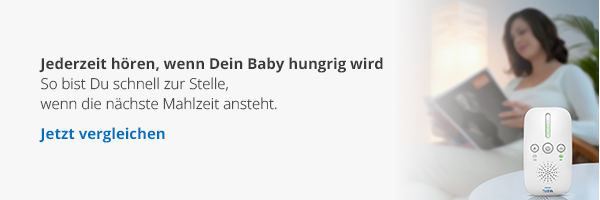 Jederzeit hören, wenn Dein Baby hungrig wird - So bist Du schnell zur Stelle, wenn die nächste Mahlzeit ansteht. - Jetzt vergleichen →