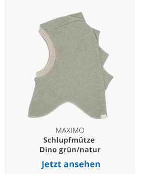 maximo  Schlupfmütze Dino grün/natur