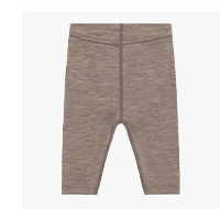 Huttelihut  Leggings Wolle/Seide braun meliert