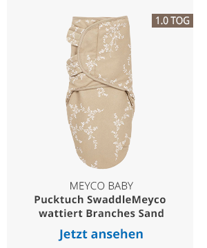 Meyco Baby  - Pucktuch SwaddleMeyco 1.0 TOG Größe S/M Moon Indigo