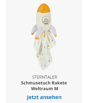 Sterntaler   Schmusetuch Rakete Weltraum M