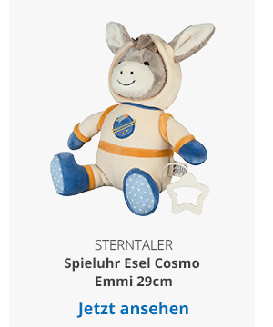 Sterntaler   Spieluhr Esel Cosmo Emmi 29cm