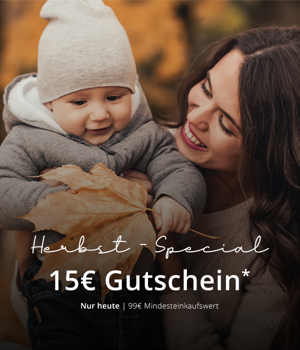 Nur heute - Herbst-Special - 15 € Gutschein* ab 99 € Mindesteinkaufswert