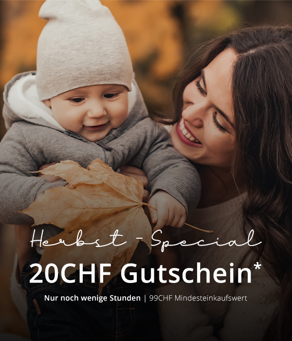 Nur heute - Herbst-Special - 20 CHF Gutschein* ab 99 CHF Mindesteinkaufswert