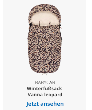 babycab Winterfußsack Vanna leopard