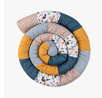  Nestchenschlange 400 cm blau / gelb / Dschungel